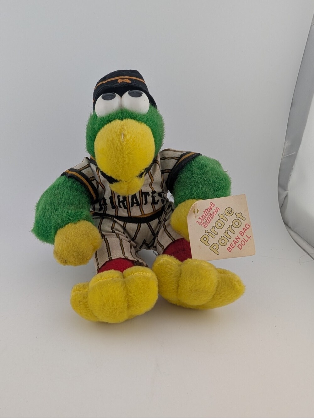 Vintage Pirate Parrot Bean Bag Limited Edition Stuffed Animal Pittsburgh Pirates